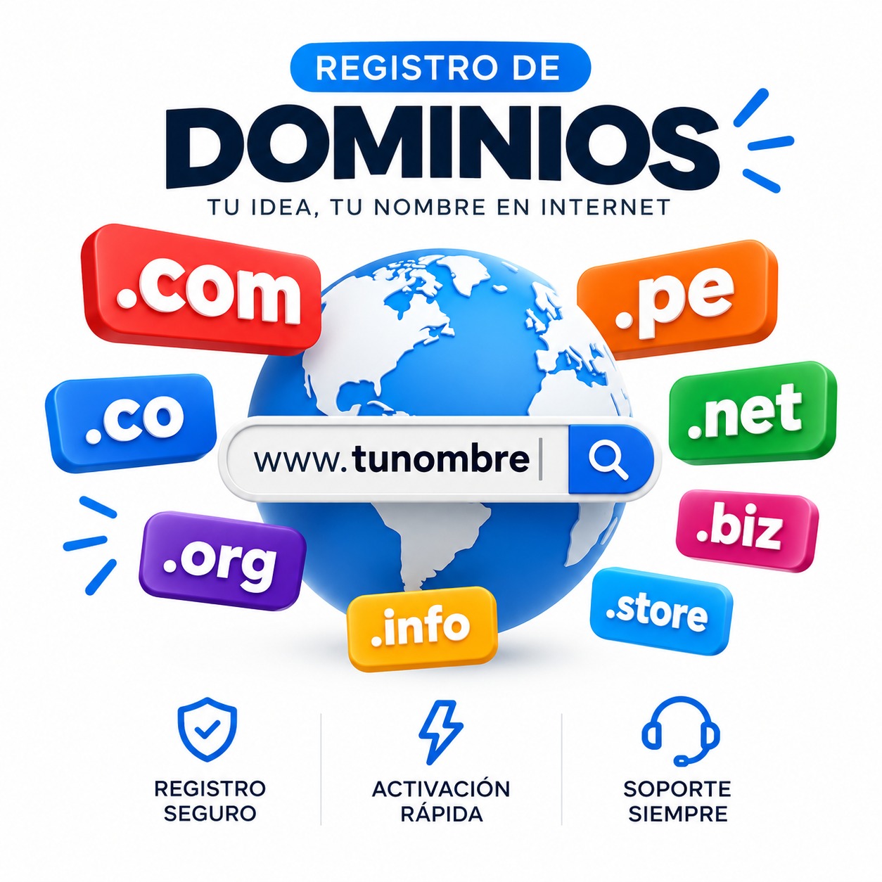 Creación de Dominio